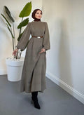 Robe Longue Ceinturée