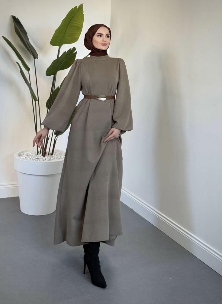 Robe Longue Ceinturée